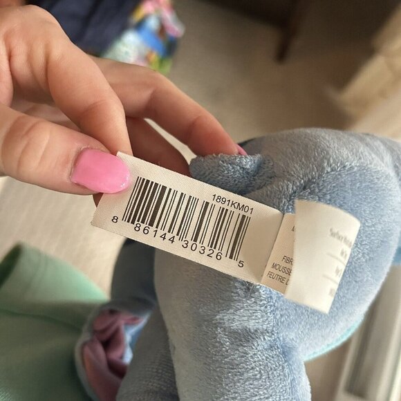 Disney Stitch 11" Just Play Plush Lilo & Stitch Stuffed Animal Plushie Toy Blue - Picture 7 of 7